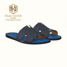 dep nam hermes mau xanh quai den da taiga like auth 8