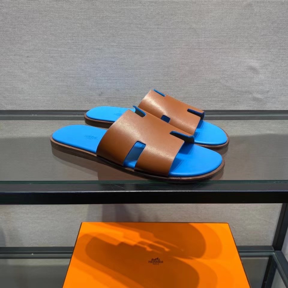 dep nam hermes mau xanh quai nau da taiga like auth 6