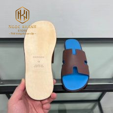 dep nam hermes mau xanh quai nau da tron like auth 3