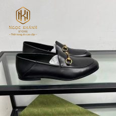 giay luoi gucci de cao hoa tiet khoa vang mui nhon mau den 8