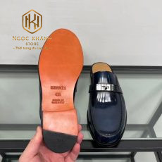 giay luoi hermes da tron hoa tiet khoa trang mau xanh 3