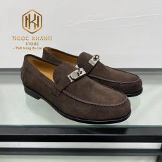 giay luoi hermes de cao da lon hoa tiet khoa mau nau dam 10