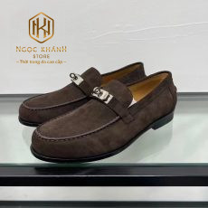 giay luoi hermes de cao da lon hoa tiet khoa mau nau dam 8