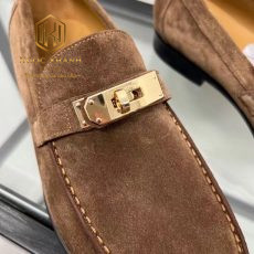 giay luoi hermes de cao da lon hoa tiet khoa mau nau nhat 6