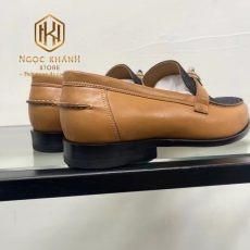 giay luoi hermes de cao mau vang mat den hoa tiet khoa 4