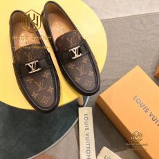 giay luoi louis vuitton like auth hoa tiet hoa khoa logo nho mau nau 1