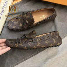 giay luoi louis vuitton mau nau like auth hoa tiet hoa nau 3