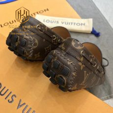 giay luoi louis vuitton mau nau like auth hoa tiet hoa nau 4