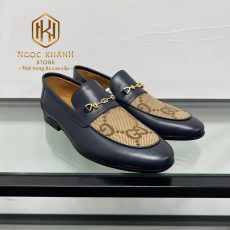 giay luoi nam gucci de cao hoa tiet khoa vang dap logo mau den 6