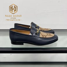 giay luoi nam gucci de cao hoa tiet khoa vang dap logo mau den 7