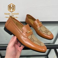 giay luoi nam gucci de cao hoa tiet khoa vang dap logo mau vang 1 1