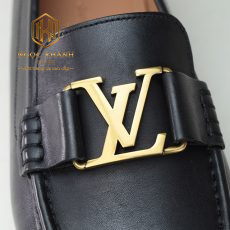 giay luoi nam louis vuitton de cao da li hoa tiet logo vang 5