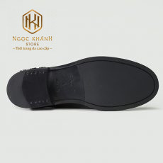 giay luoi nam louis vuitton de cao den bong hoa tiet logo nho 3