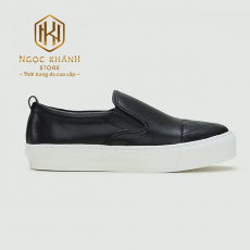 giay nam gucci slipon mau den da tron 1