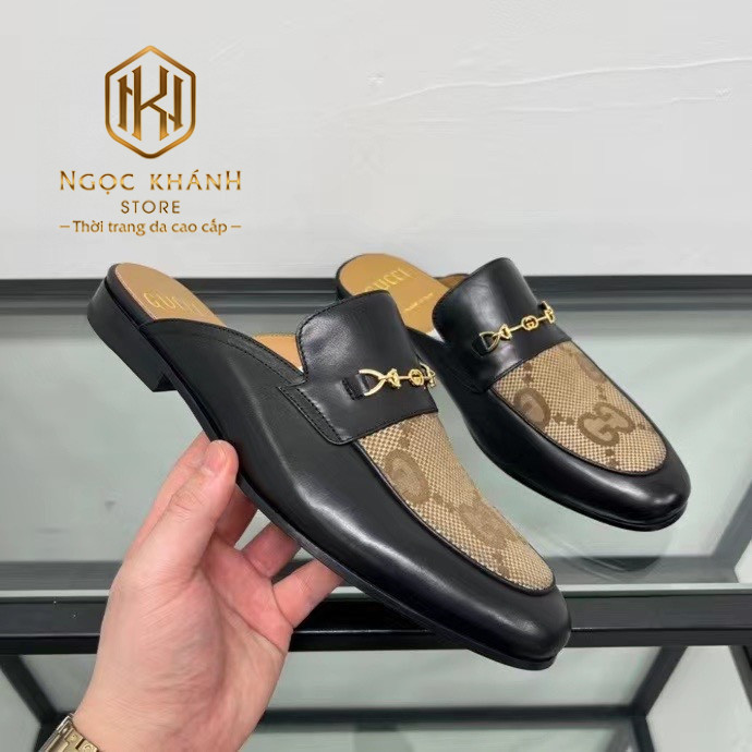 suc nam gucci khoa vang hoa tiet logo like auth mau den 7