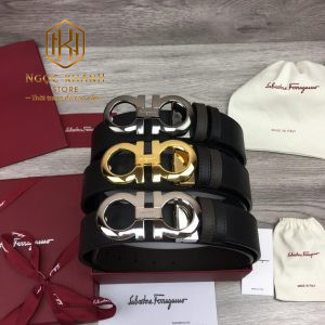 Trang chủ 22 that lung nam Salvatore Ferragamo da tron hoa tiet khoa logo mat trang 1