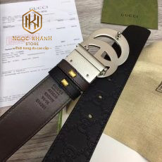 that lung nam gucci day dap logo hoa tiet chu G kep mat trang 5