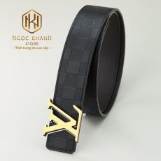 that lung nam louis vuitton mau den khoa logo 3 lop caro chim 2