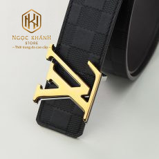 that lung nam louis vuitton mau den khoa logo 3 lop caro chim 3