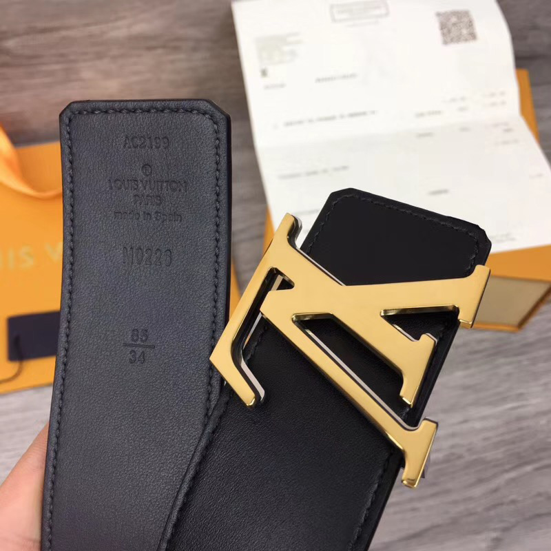 that lung nam louis vuitton mau den khoa logo 3 lop da tron 3