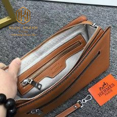 vi nam hermes cam tay dang vuong theu vien mau cam 7