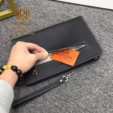 vi nam hermes cam tay dang vuong theu vien mau den 9