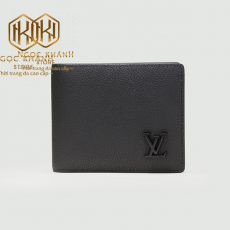 vi nam louis vuitton bo tui mau den da nhan logo den 1 1