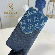 vi nam louis vuitton khoa keo hoa tiet hoa chu do mau xanh 1