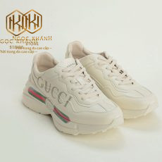 giày gucci nam màu trắng