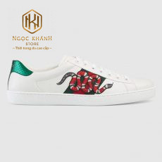 giày nam gucci trắng
