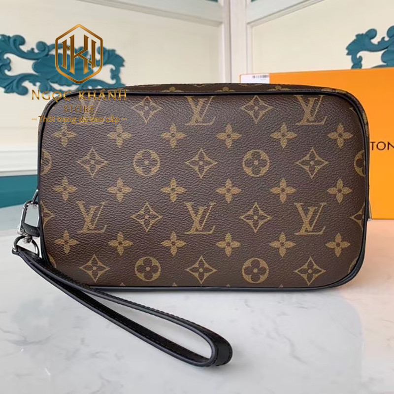 vi nam louis vuitton cam tay hoa tiet hoa dang vuong mau nau 2 1