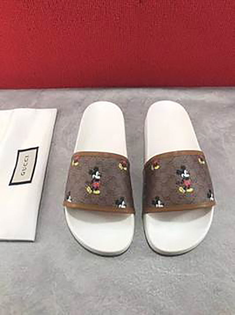 dép gucci nam trắng