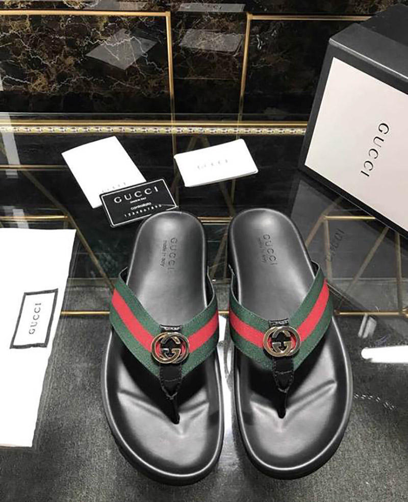 dép xỏ ngón nam gucci