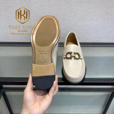 Giay luoi Salvatore Ferragamo de cao logo dinh da like auth mau trang 6