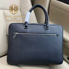 Tui xach nam Burberry mau den logo chu 04