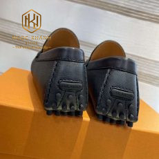 Giay luoi Louis Vuitton nam likeauth da taiga mat khoa logo khac mui nhon 5