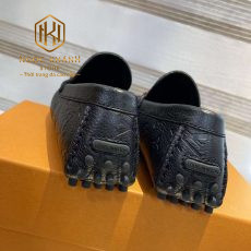 Giay luoi Louis Vuitton nam likeauth hoa tiet hoa chim mui nhon tag do 5