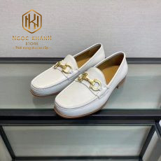 Giay luoi Salvatore Ferragamo nam mau trang logo vang likeauth 3