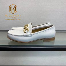 Giay luoi Salvatore Ferragamo nam mau trang logo vang likeauth 5