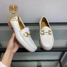 Giay luoi Salvatore Ferragamo nam mau trang logo vang likeauth 6 1