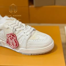 Giay nam Louis Vuitton full trang lv Trainer Sneaker 4