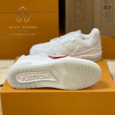 Giay nam Louis Vuitton full trang lv Trainer Sneaker 7