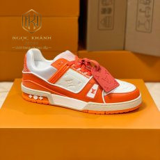 Giay nam Louis Vuitton mau cam Lv Trainer Sneaker 7