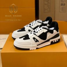 Giay nam Louis Vuitton mau den phoi trang LV Trainer Sneaker 2