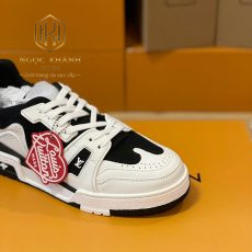 Giay nam Louis Vuitton mau den phoi trang LV Trainer Sneaker 4