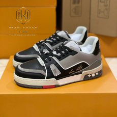 Giay nam Louis Vuitton mau den phoi xam LV Trainer Sneaker 6