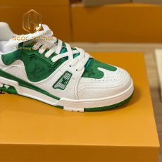 Giay nam Louis Vuitton mau trang phoi xanh la Lv Trainer Sneaker 5