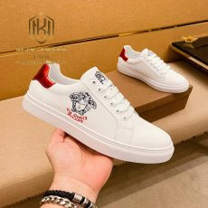 Giay nam Versace mau trang hoa tiet logo got do 2 1