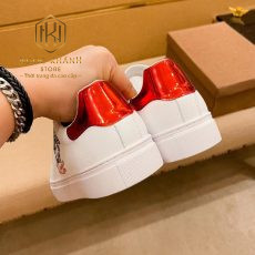 Giay nam Versace mau trang hoa tiet logo got do 8