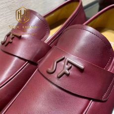 giay luoi Salvatore Ferragamo de cao mau do logo chu likeauth 3